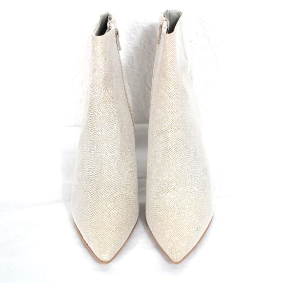 Lisa Vicky Women's Art Pointed Toe Bootie Size 9 NIB Champagne Glitz - Picture 2 of 6